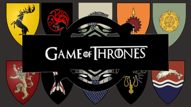 Game of Thrones Coat of Arms Game of Thrones Coat of Arms