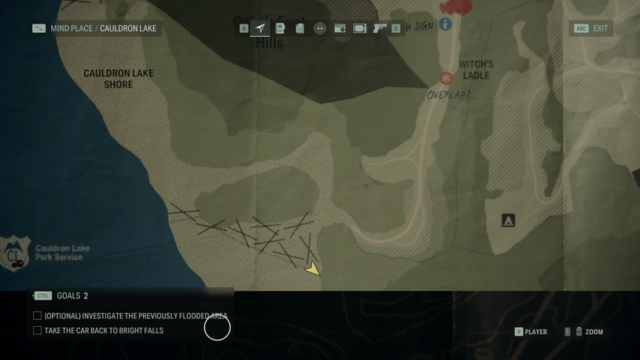 Тайник на пляже в Alan Wake 2 Тайник на пляже в Alan Wake 2