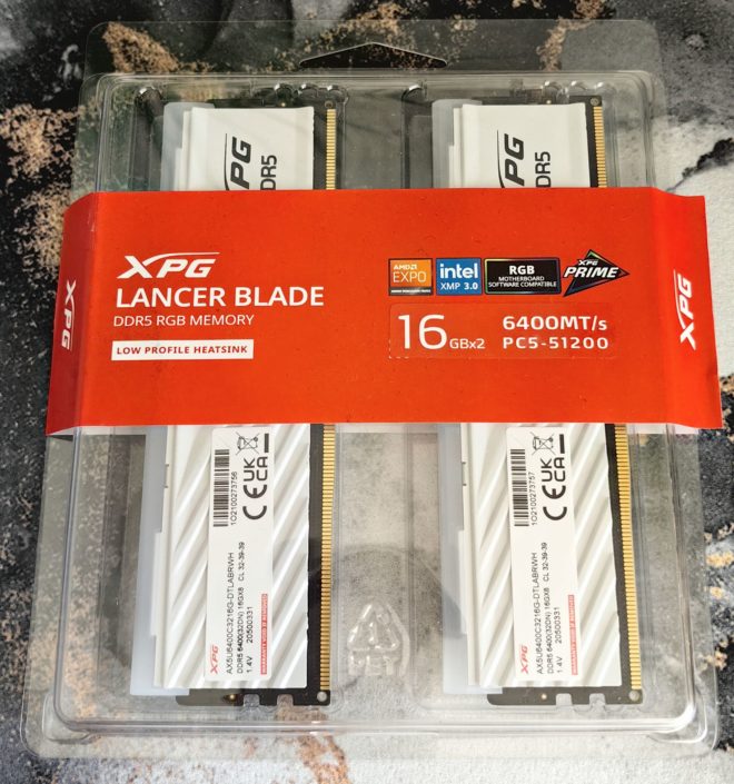 XPG Lancer Blade DDR5-6400 RGB XPG Lancer Blade DDR5-6400 RGB