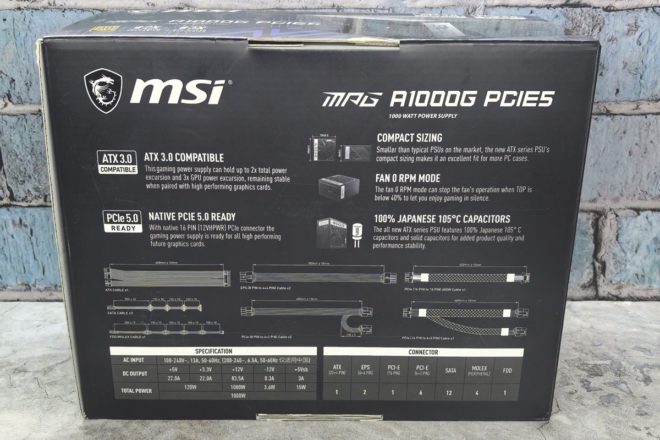 MSI MPG A1000G PCIE5 MSI MPG A1000G PCIE5