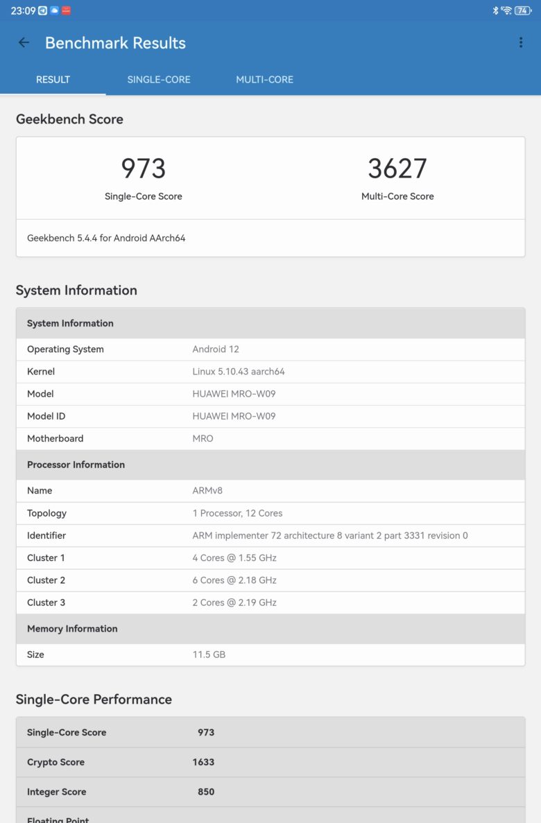 HUAWEI MatePad Pro 12,2″ PaperMatte Edition
