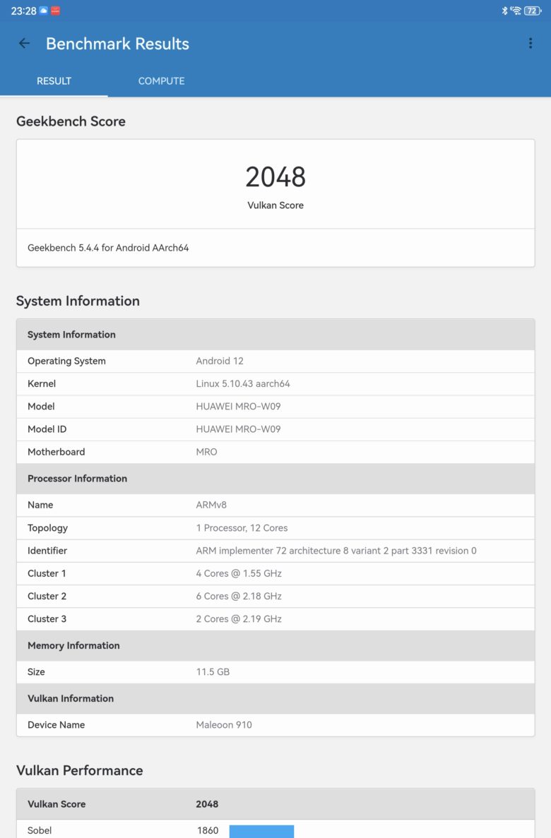 HUAWEI MatePad Pro 12,2″ PaperMatte Edition