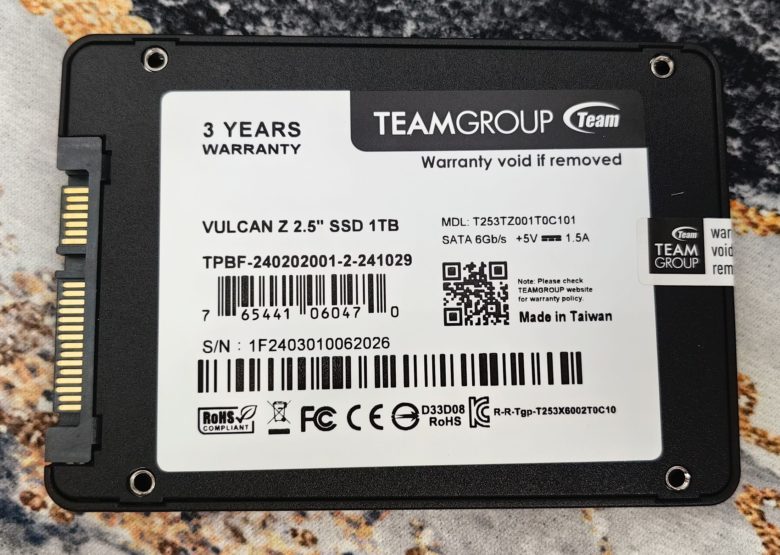 TeamGroup T-Force Vulcan Z