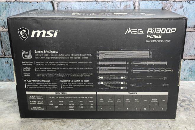 MSI MEG Ai1300P PCI5 MSI MEG Ai1300P PCI5