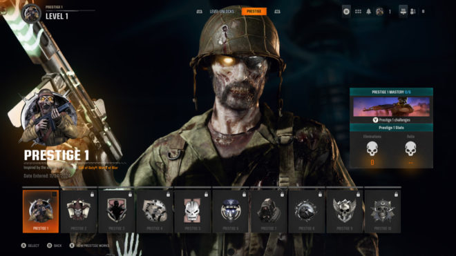 Классическая система «Престижа» в Black Ops 6