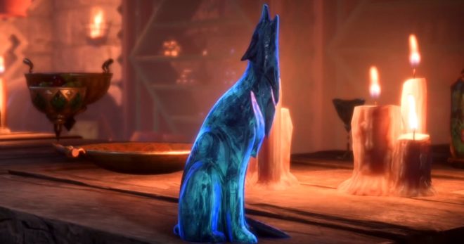 Сожаления Ужасного Волка в Dragon Age: The Veilguard — статуэтки волка