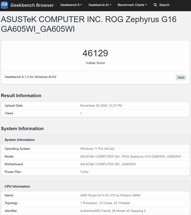 Обзор игрового ноутбука ASUS ROG Zephyrus G16 (AMD)