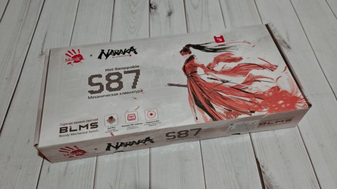 Обзор игровой клавиатуры Bloody S87 Naraka