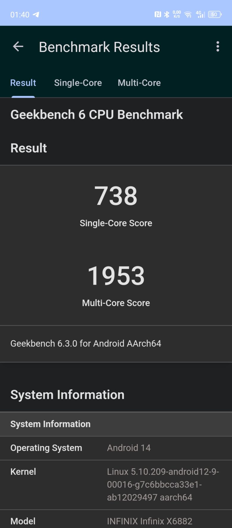 Infinix HOT 50