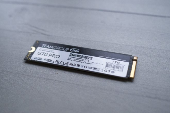 TeamGroup G70 PRO M.2 PCIe
