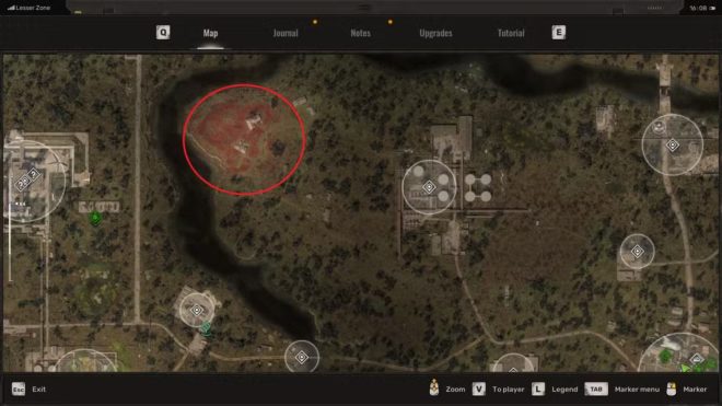 Расположение AR416 Неизвестного сталкера в STALKER 2