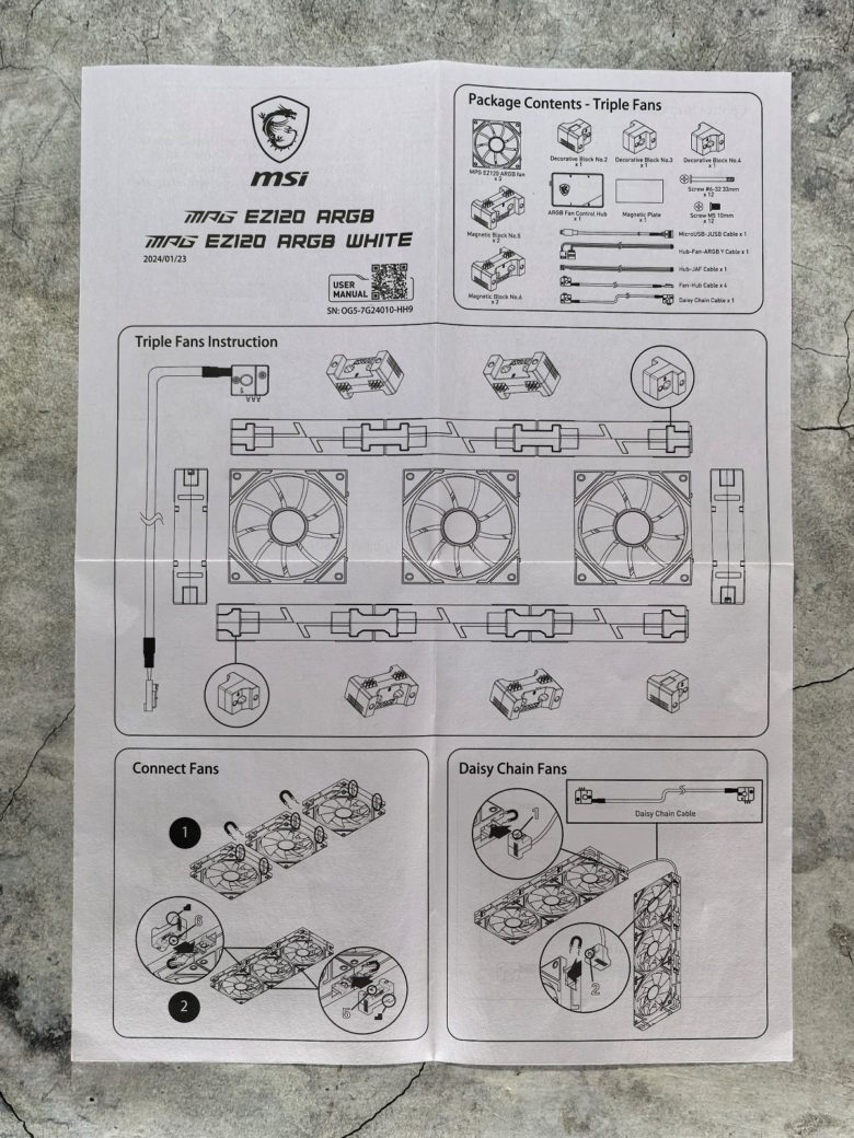 MSI MPG EZ120 ARGB WHITE