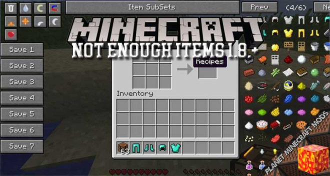 NotEnoughItems 1.8+ NotEnoughItems 1.8+