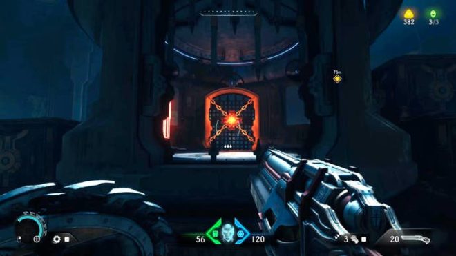 Третья секретная область пятой главы «Святой город Аратум» в DOOM: The Dark Ages.
