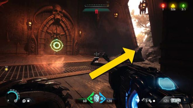 Пятая секретная область пятой главы «Святой город Аратум» в DOOM: The Dark Ages.