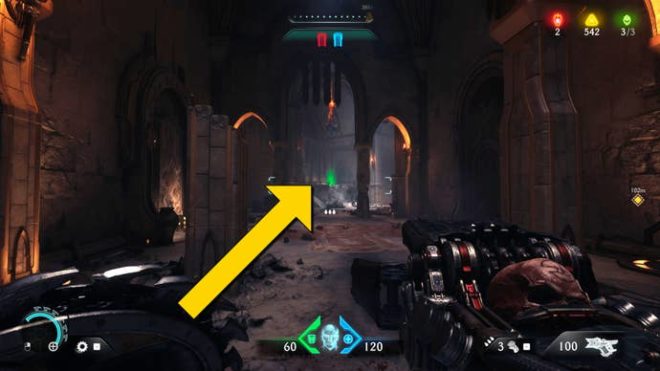 Седьмая секретная область пятой главы «Святой город Аратум» в DOOM: The Dark Ages.