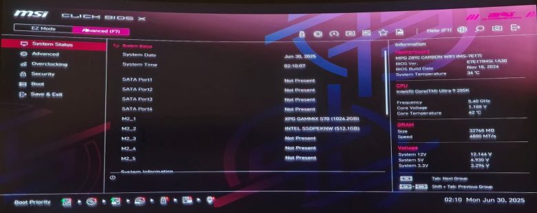 MSI MPG Z890 CARBON WIFI
