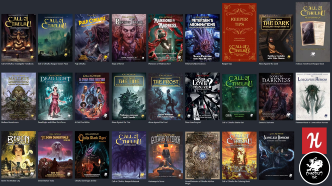 Настолки Chaosium по лицензии Call of Cthulhu Настолки Chaosium по лицензии Call of Cthulhu