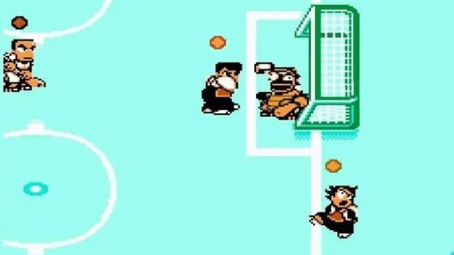 Go-Go! Nekketsu Hockey Club Slip-and-Slide Madness Go-Go! Nekketsu Hockey Club Slip-and-Slide Madness