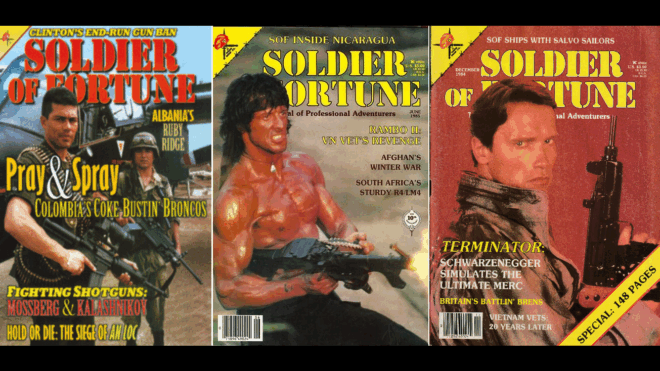 Обложки ежедневного журнала Soldier of Fortune Обложки ежедневного журнала Soldier of Fortune