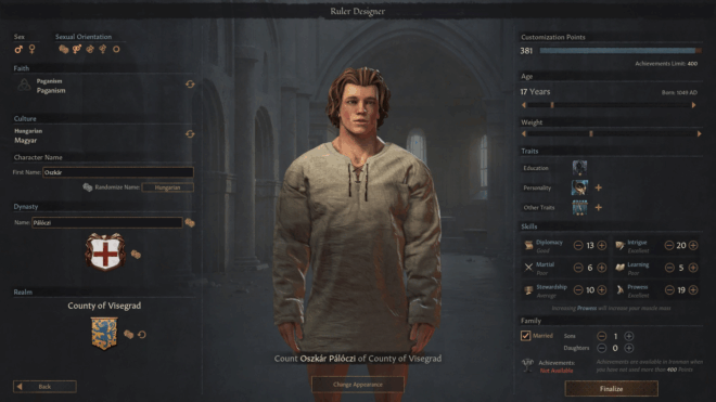 Редактор персонажа Crusader Kings III Редактор персонажа Crusader Kings III