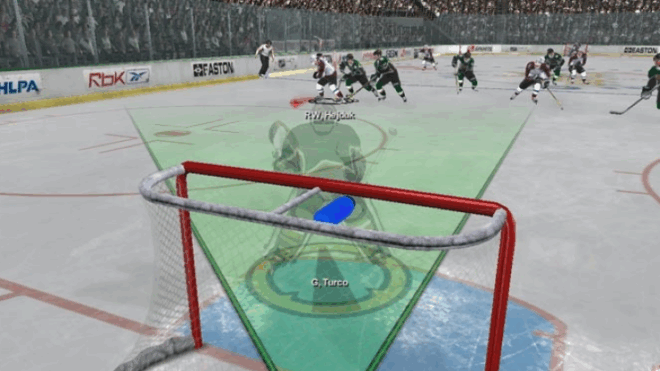 Управление вратарем в NHL 2K6 Управление вратарем в NHL 2K6