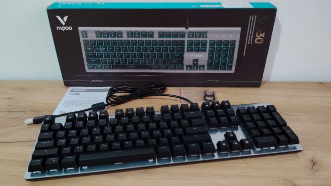 Обзор игровой клавиатуры Rapoo V530