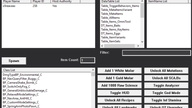 Item Spawner and Cheat Utilities Item Spawner and Cheat Utilities