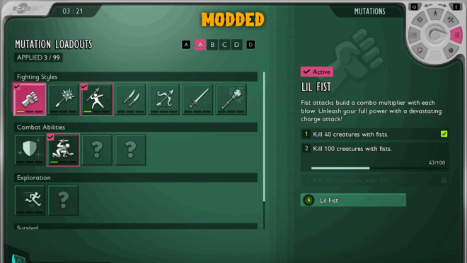 More Active Mutations More Active Mutations