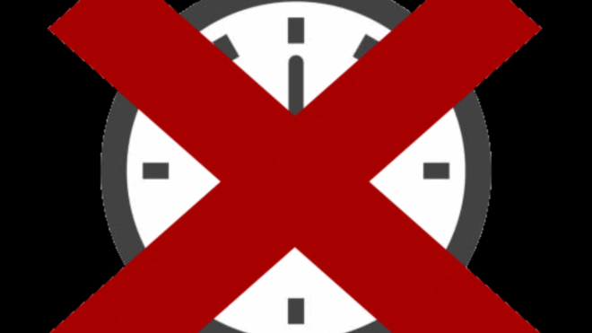 No Hour Ticks No Hour Ticks