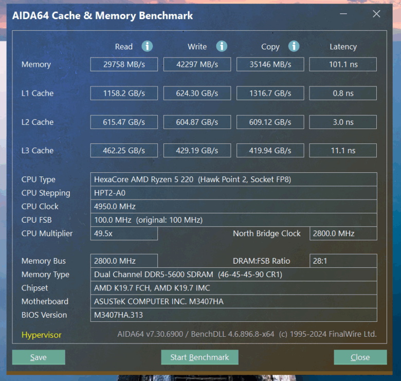 ASUS Vivobook S 14 (M3407H)