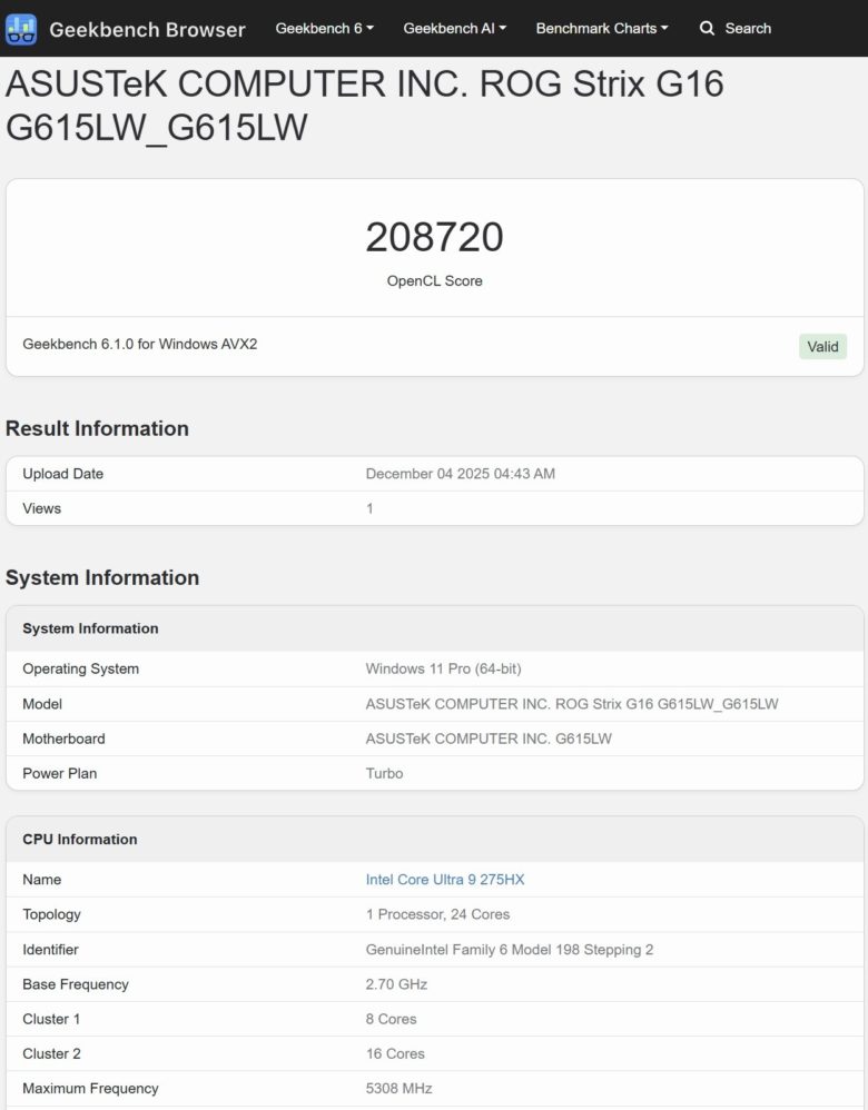 Обзор игрового ноутбука ASUS ROG Strix G16 2025