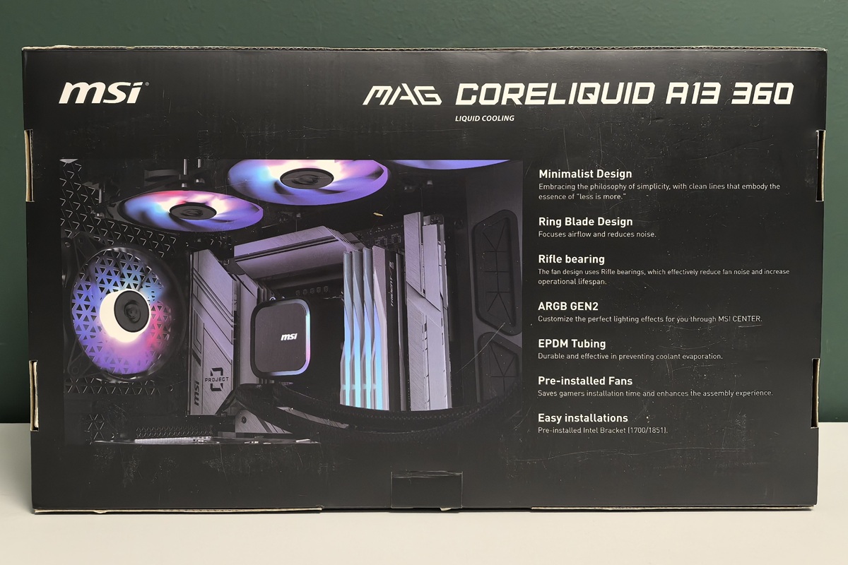 MSI MAG CoreLiquid A13 360 MSI MAG CoreLiquid A13 360