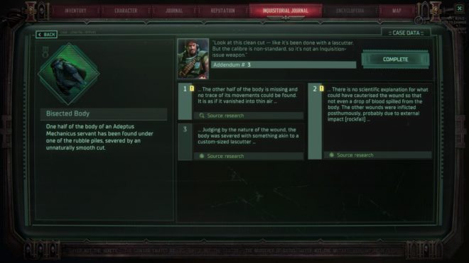 Альфа-превью Warhammer 40000: Dark Heresy