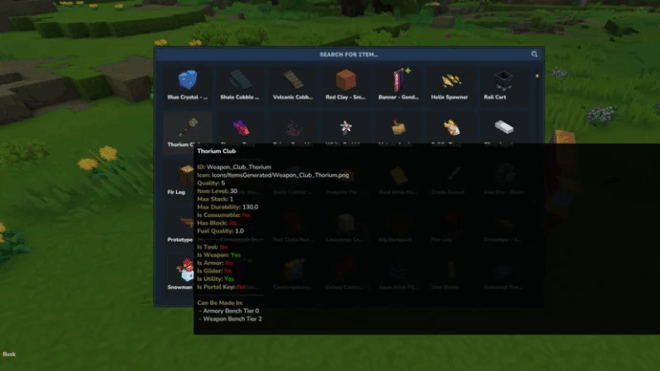 Advanced Item Advanced Item