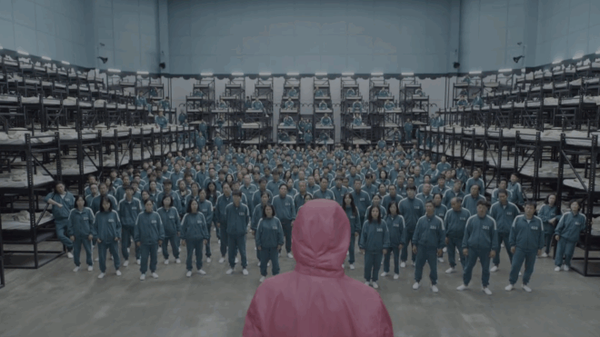 Кадр из сериала Игра в кальмара