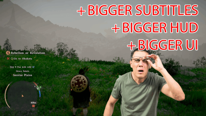 Basic UI HUD and Subtitle Scaler Basic UI HUD and Subtitle Scaler