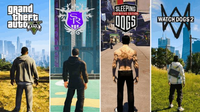 Сравнение GTA V с Saints Row, Sleeping Dogs и Watch Dogs Сравнение GTA V с Saints Row, Sleeping Dogs и Watch Dogs