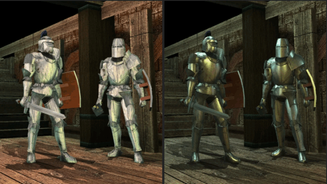 Сравнение графики Neverwinter Nights (2002) и Enhanced Edition (2017) Сравнение графики Neverwinter Nights (2002) и Enhanced Edition (2017)