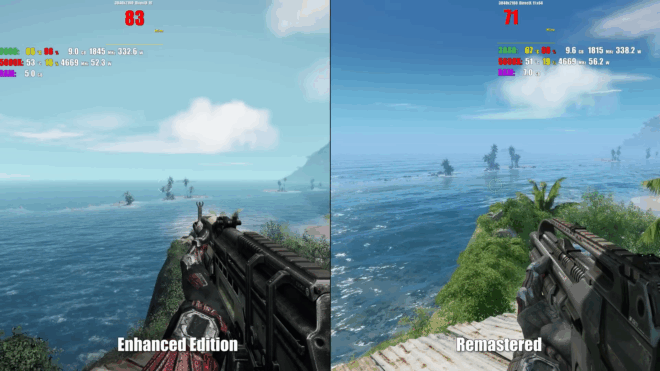 Сравнение графики Crysis (2007) и Crysis Remastered Сравнение графики Crysis (2007) и Crysis Remastered
