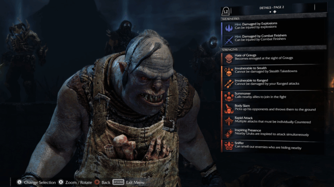 Система Nemesis в Middle-earth: Shadow of Mordor Система Nemesis в Middle-earth: Shadow of Mordor