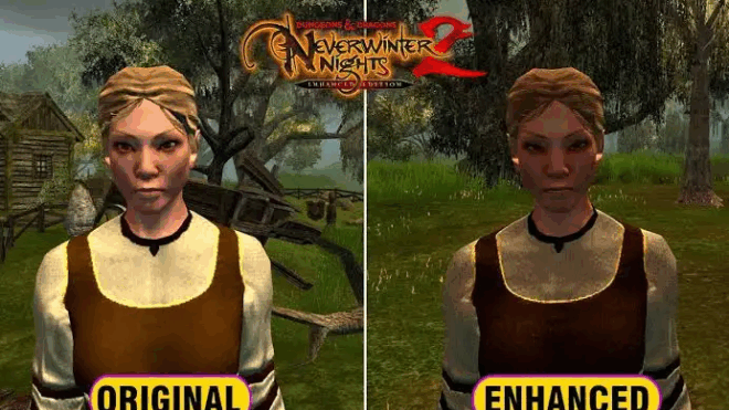 Сравнение графики Neverwinter Nights 2 (2006) и ремастера (2025) Сравнение графики Neverwinter Nights 2 (2006) и ремастера (2025)