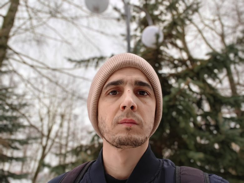 Фронтальная камера с размытием фона