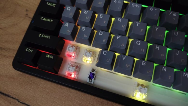 Обзор игровой клавиатуры Rapoo V700DIY-75