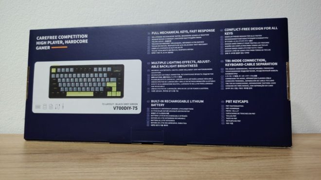 Обзор игровой клавиатуры Rapoo V700DIY-75