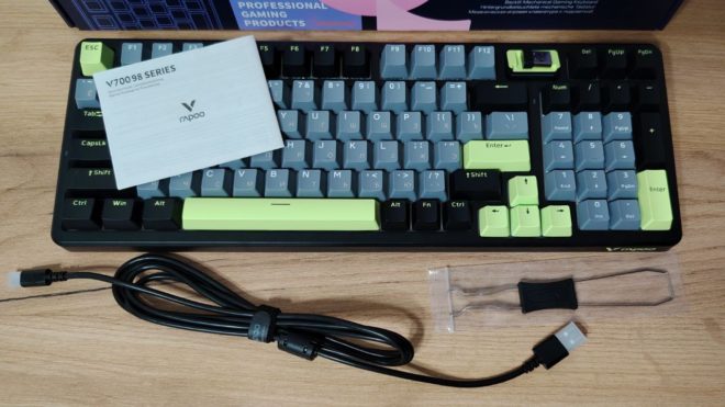 Обзор игровой клавиатуры Rapoo V700DIY-98