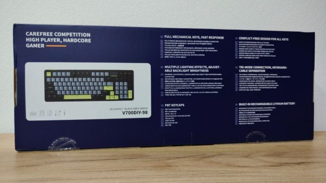Обзор игровой клавиатуры Rapoo V700DIY-98