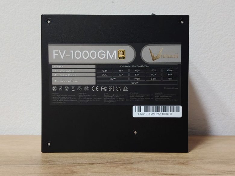 Обзор блока питания Formula V Line FV-1000GM