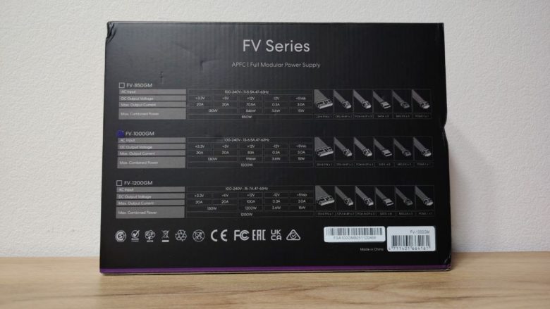 Обзор блока питания Formula V Line FV-1000GM