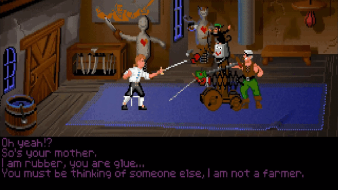 Дуэли в The Secret of Monkey Island Дуэли в The Secret of Monkey Island